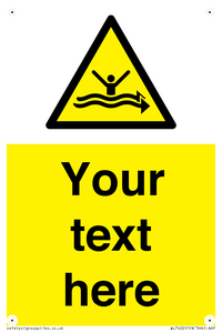 Custom Warning strong currents